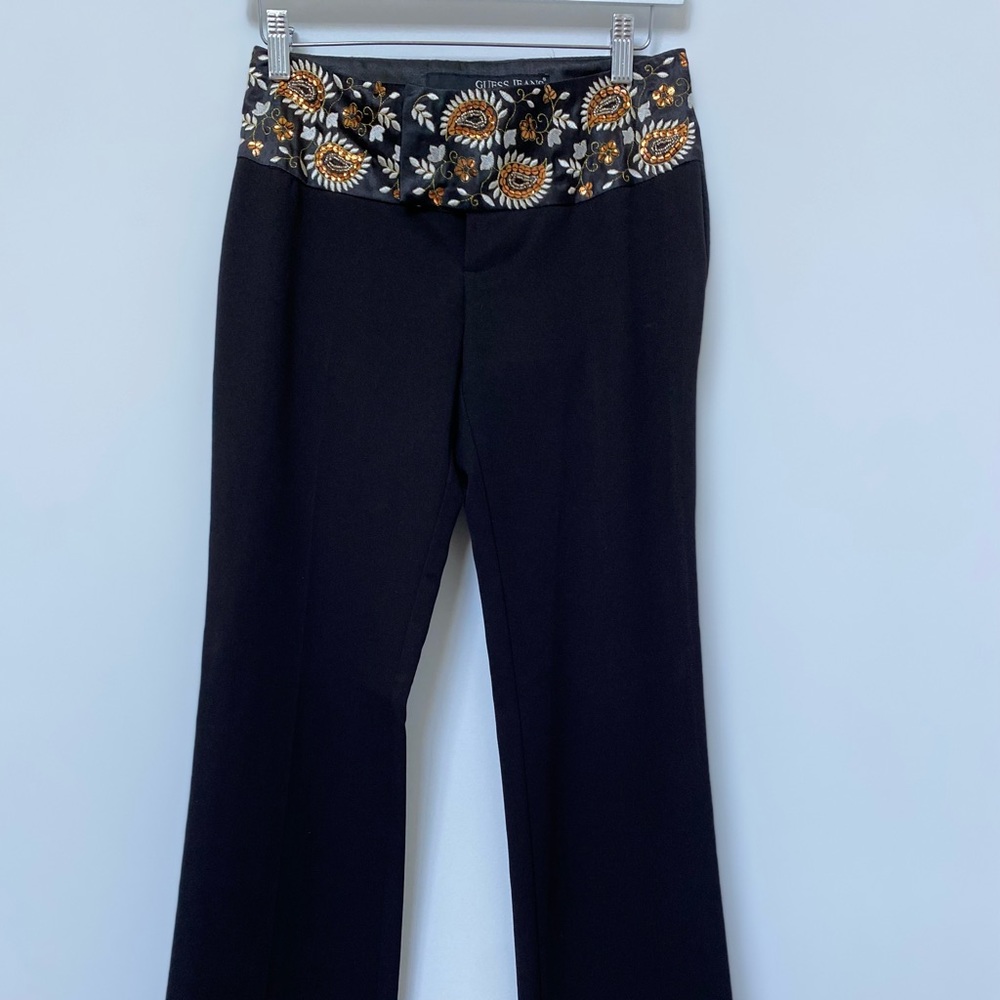 Guess Flare Pants with waist band detail